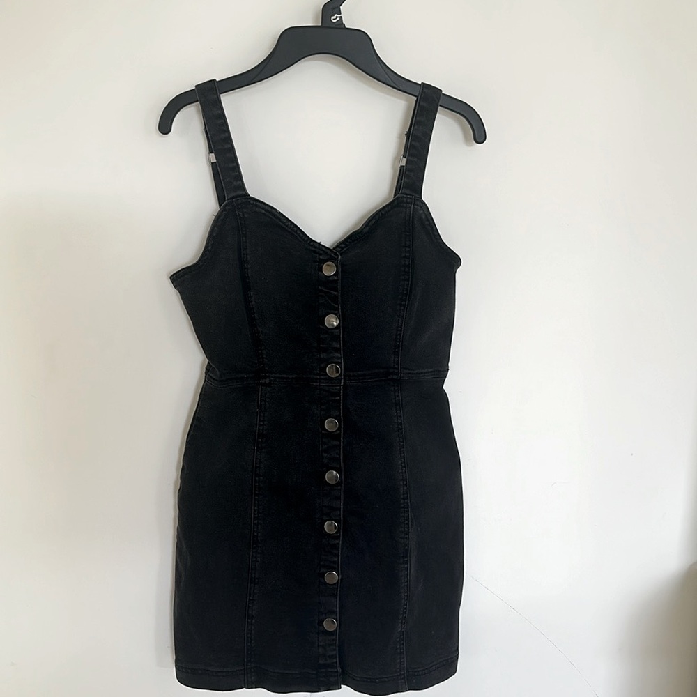 Black Denim Dress Size S
